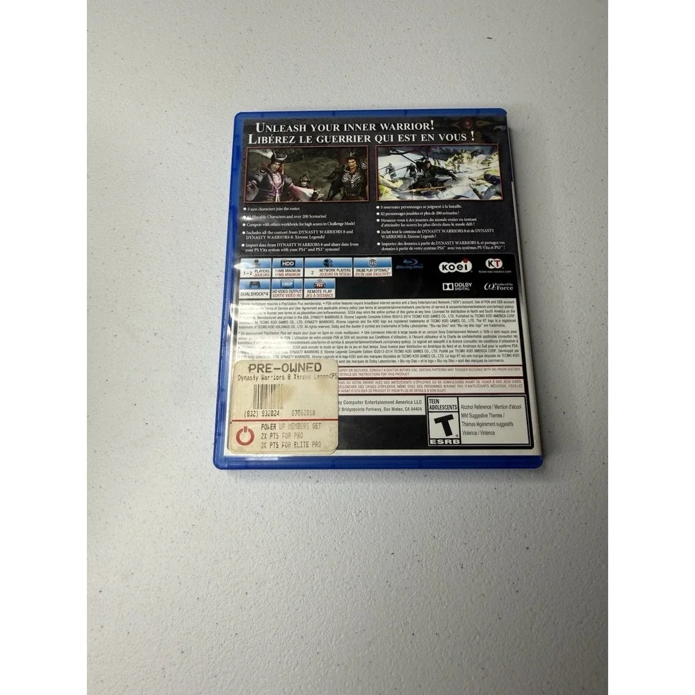 Dynasty Warriors 8: Xtreme Legends -- Complete Edition (Sony PlayStation 4 PS4)